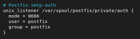 Postfix